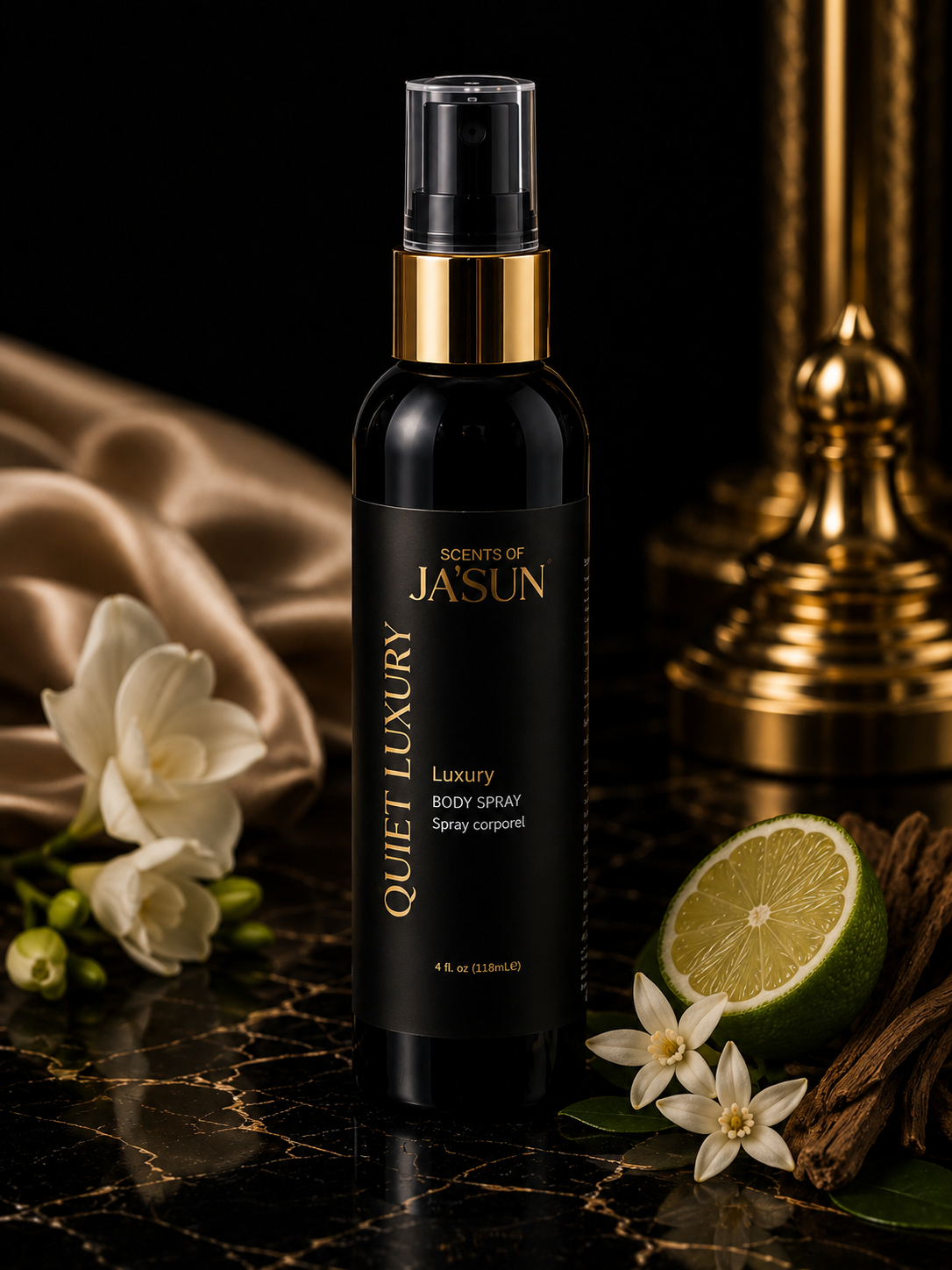 Quiet luxury body perfume